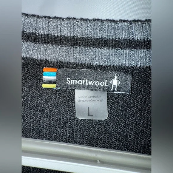 Smartwool Men's Sparwood V-Neck Sweater Size L